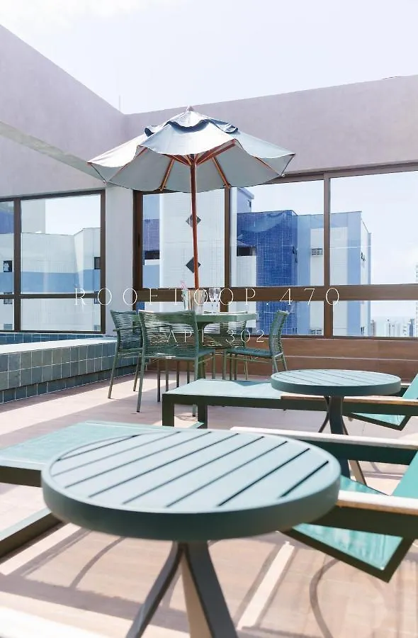 Flat Luxo Boa Viagem Rooftop 470 Recife 0*,